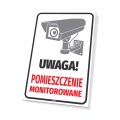 Tabliczka: Pomieszczenie monitorowane