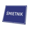 Tabliczka Śmietnik