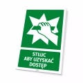 Tabliczka: stłuc aby uzyskać dostęp