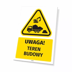 Tabliczka: Teren budowy