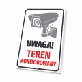 Tabliczka: Teren monitorowany