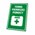 Tabliczka: torba pierwszej pomocy