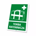 Tabliczka: torba ratownicza