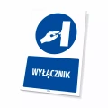 Tabliczka: Wyłącznik