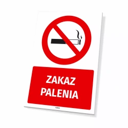 Tabliczka: Zakaz palenia