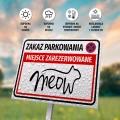 Tabliczka - zakaz parkowania z Twoim logo