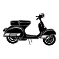 Vespa 1136 szablon malarski